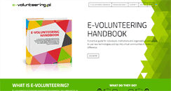 Desktop Screenshot of e-volunteering.eu